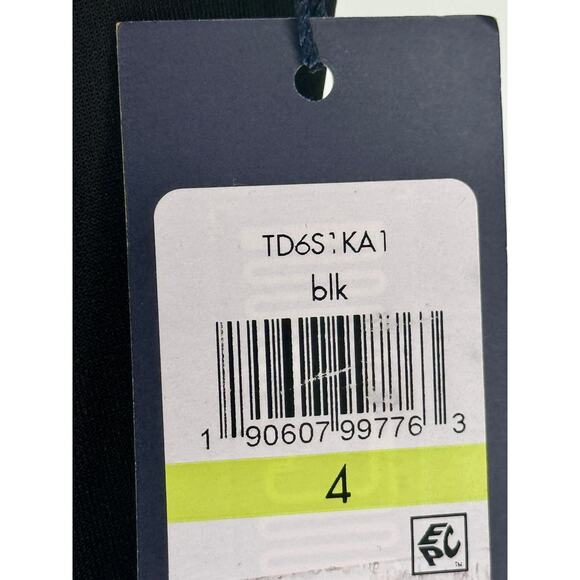 Tommy Hilfiger Black Sleeveless Dress with Black/gold buttons Size 4 NWT - Picture 7 of 7